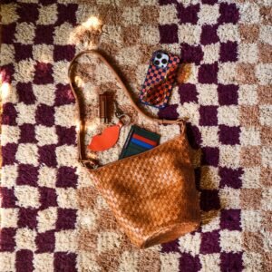 Open Schoolhouse x Clare V.® Felix Shag Wool Rug::felix-raisin::hover in zoom modal