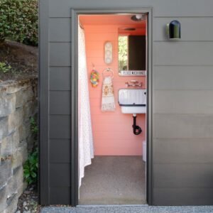 Open Allegheny Indoor/Outdoor Sconce::Satin Black::Hover in zoom modal